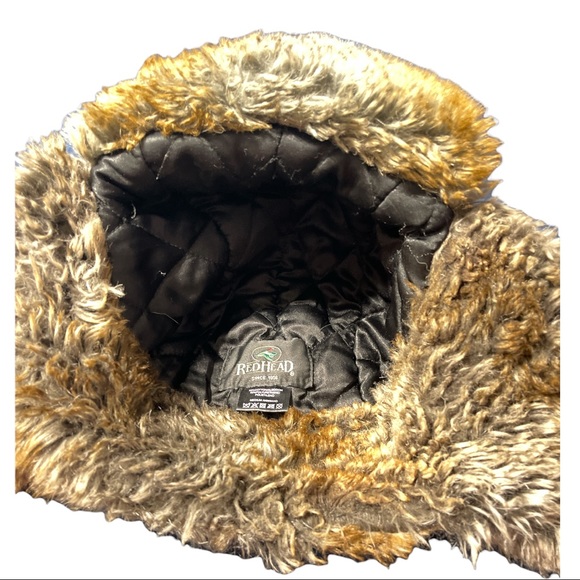 RedHead Faux-Leather Bomber Hat for Men - Picture 5 of 8